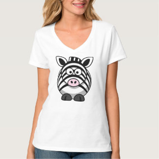 Camiseta Zebra dos desenhos animados