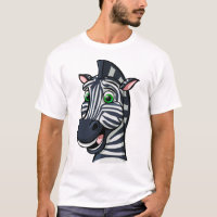 Zebra dos desenhos animados