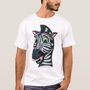 Camiseta Zebra dos desenhos animados