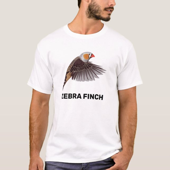 CAMISETA ZEBRA FINCH (Frente)