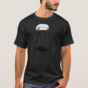 Camiseta Zebra Finch Pássaro Chef Cozinha Cozinhar Engraçad