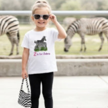 Zebra Fofa Animal de Zoológico na Moda