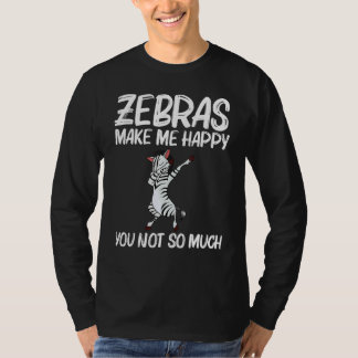 Camiseta Zebra For Men Women African Zoo Animal  1