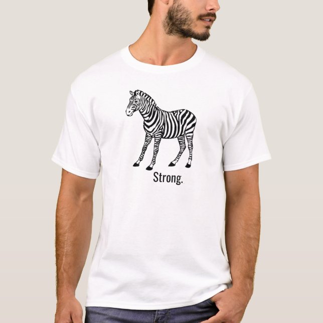 Camiseta Zebra forte (Frente)