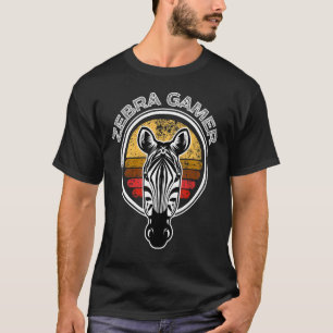 Camiseta Zebra Gamer não te ouve, estou jogando zebra
