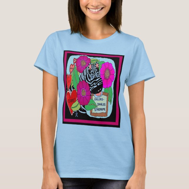 Camiseta Zebra-Hearts (Frente)