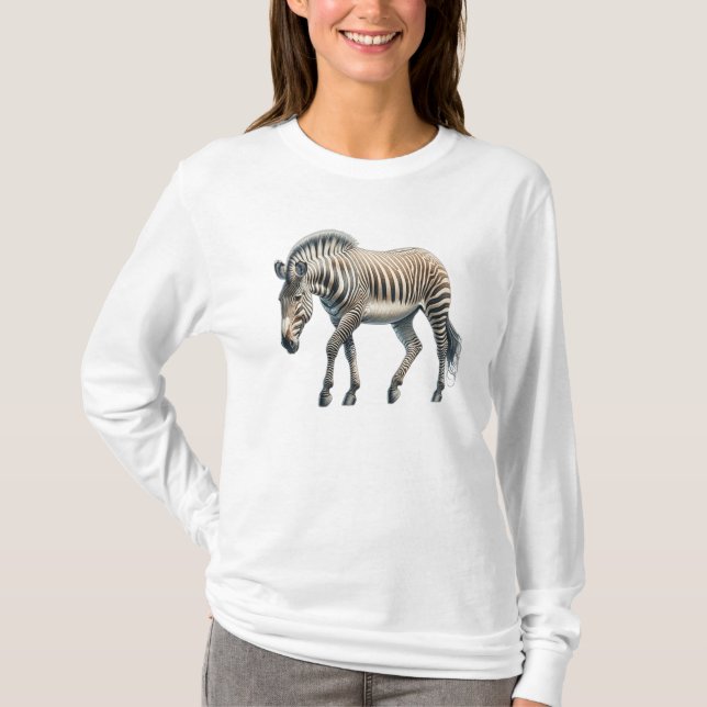 Camiseta Zebra Long T-Shirt (Frente)