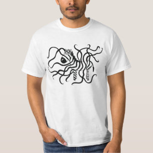 Camiseta Zebra louca preto e branco