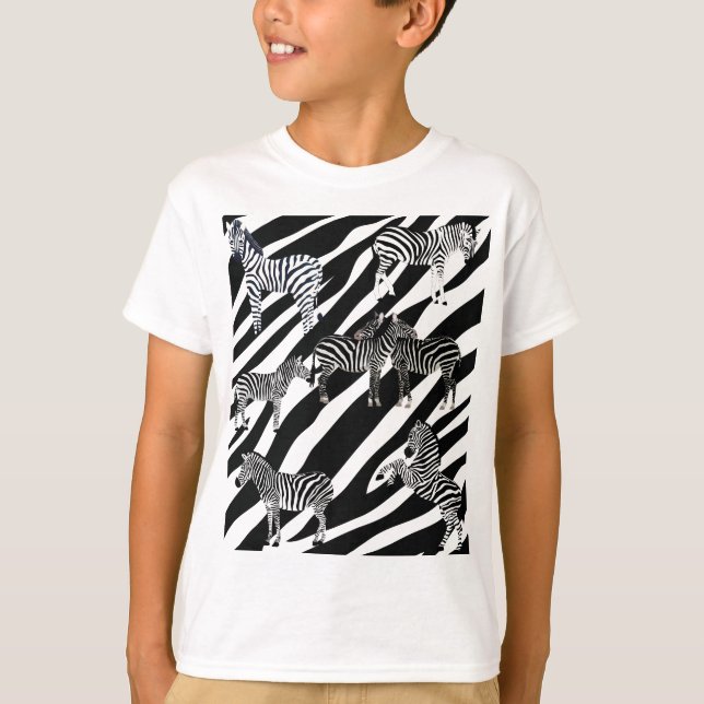 Camiseta Zebra Lover Divertida (Frente)