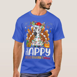 Camiseta Zebra Lover Halloween Natal Feliz Hallothankm