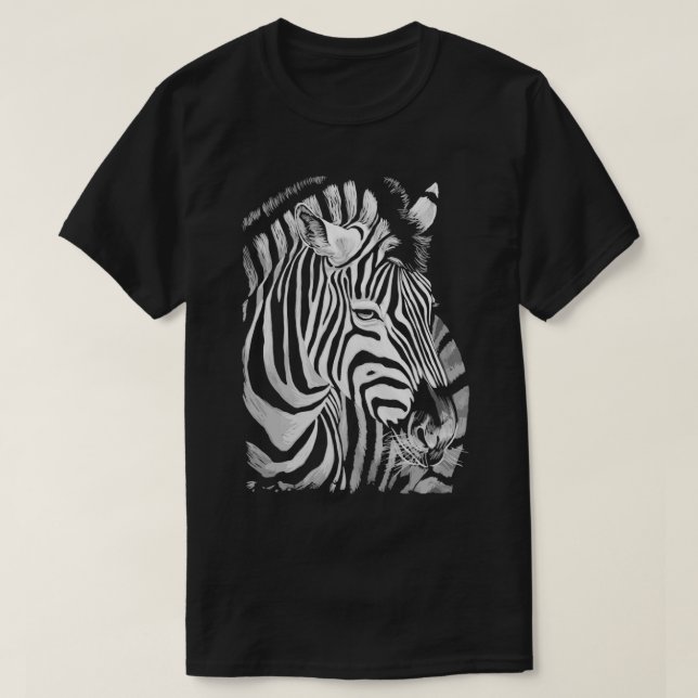 Camiseta Zebra Painting (Frente do Design)