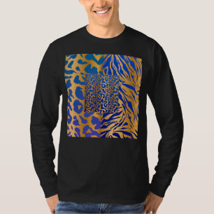 Camiseta Zebra Panther Cheetah Animal Safari Impressão