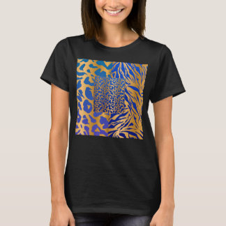 Camiseta Zebra Panther Cheetah Animal Safari Impressão