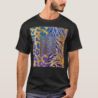 Camiseta Zebra Panther Cheetah Animal Safari Impressão