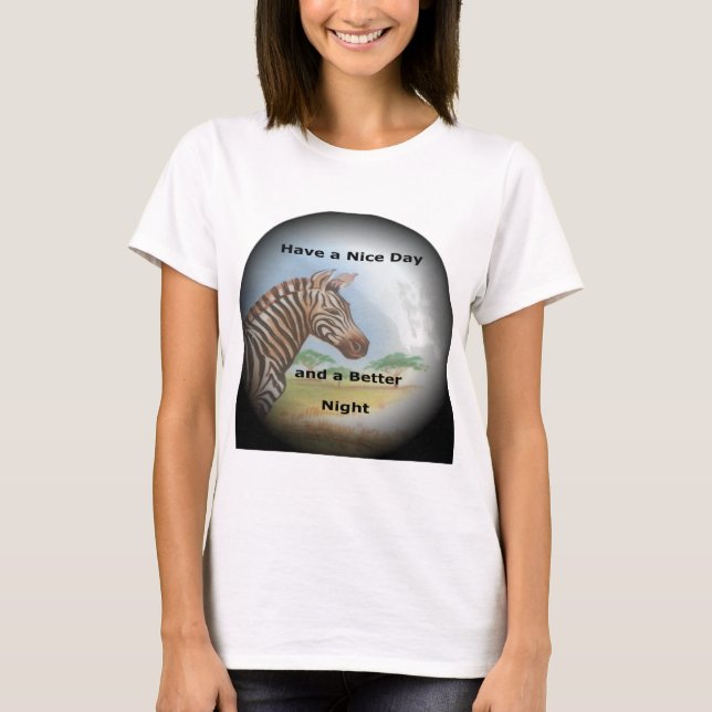 Camiseta Zebra Portrait, Amboseli: O Espírito da Savana (Frente)