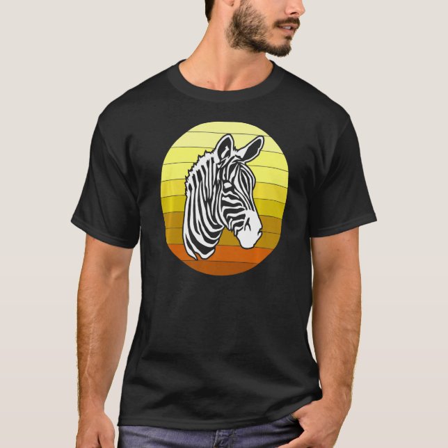 Camiseta Zebra Retro-Afro (Frente)