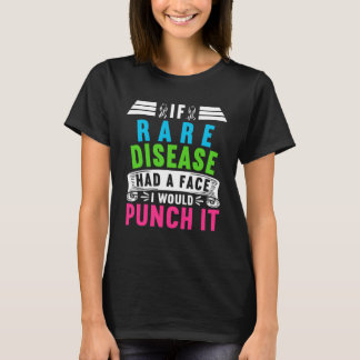 Camiseta Zebra Ribbon I If Rare Diseases Had A Face I Would