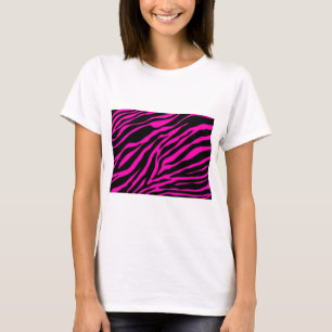 Camiseta zebra rosa