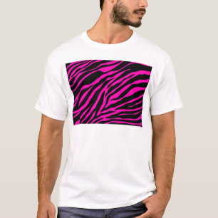 Camiseta zebra rosa
