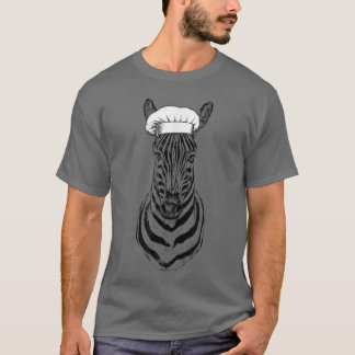 Camiseta Zebra Safari Animal Chef Cozinhar Engraçado Wildli