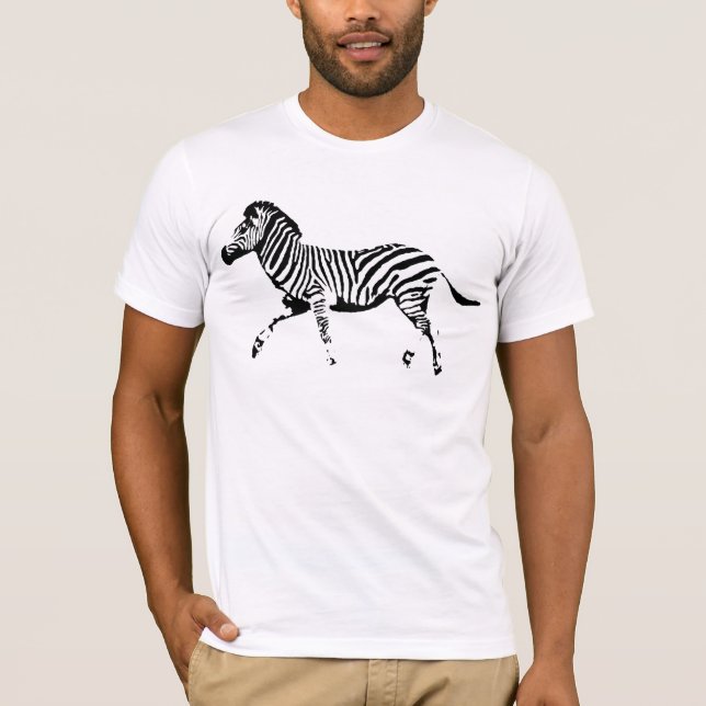 Camiseta Zebra selvagem (Frente)