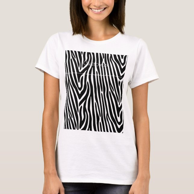 Camiseta Zebra Stripes Padrão Thunder_Cove (Frente)