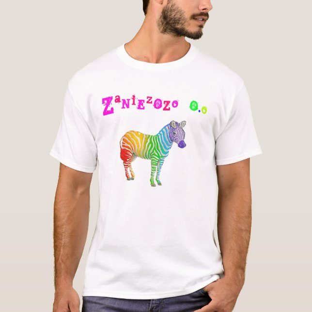 Camiseta zebra, título 3 do zaniezozo (Frente)