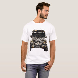 Camiseta Zebra White Adventure SUV — BV-JZW Vista Frontal