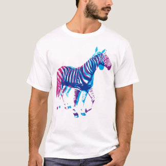 Camiseta Zebras - azul & roxo