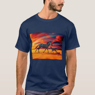 Camiseta Zebras no "Run T-Shirt"