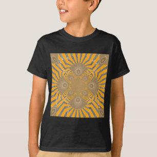 Camiseta Zéfiro Dourado: Elegância em Amarelo Dourado & Cro