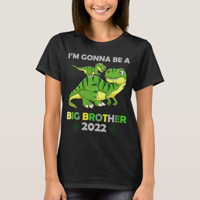 Camiseta Zeg Dinossaur Eu vou ser o Big Brother 2022 Novo B (Frente)