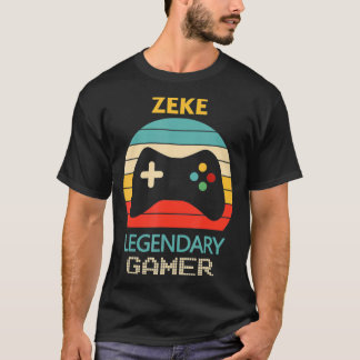 Camiseta Zeke Name Gift Personalizado Gamer Legendário