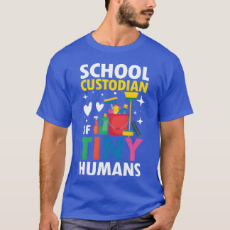 Camiseta zelador de escola Ofiny Humanos para um zelador re