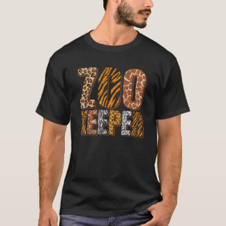 Camiseta Zelador de zoológico Cuidador de zoológico Zoólogo