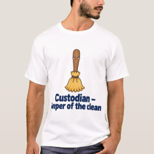 Camiseta Zelador — Guardião da Limpeza