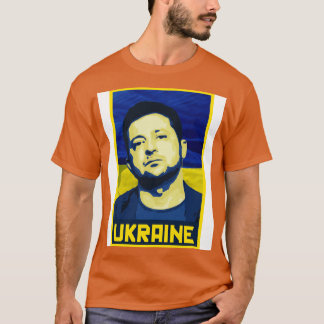 Camiseta Zelensky Ucrânia Flag