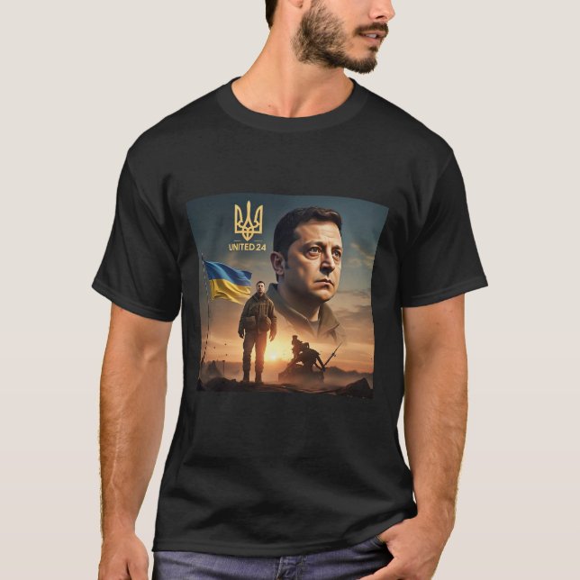 Camiseta Zelenskyy Presidente Ucraniano T-Shirt (Frente)