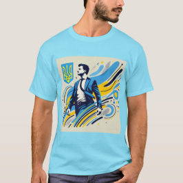 Camiseta Zelenskyy Reconstruindo o Suporte à Liberdade da U