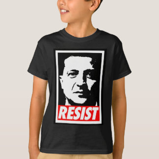 Camiseta Zelenskyy - Resistir Apoiar a Ucrânia Eu Estou Com