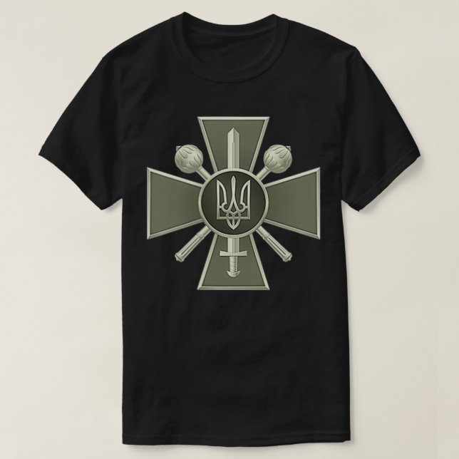 Camiseta Zelenskyy Ukrainian Army  Ukraine Military Ukraine (Frente do Design)