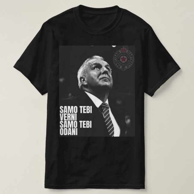 Camiseta Zeljko Obradovic ZOC Partizan (Frente do Design)
