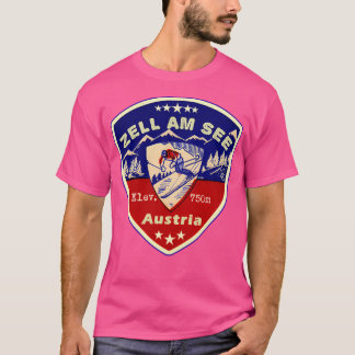 Camiseta Zell Am See Austria Skiting Ski Mountain Skitain S