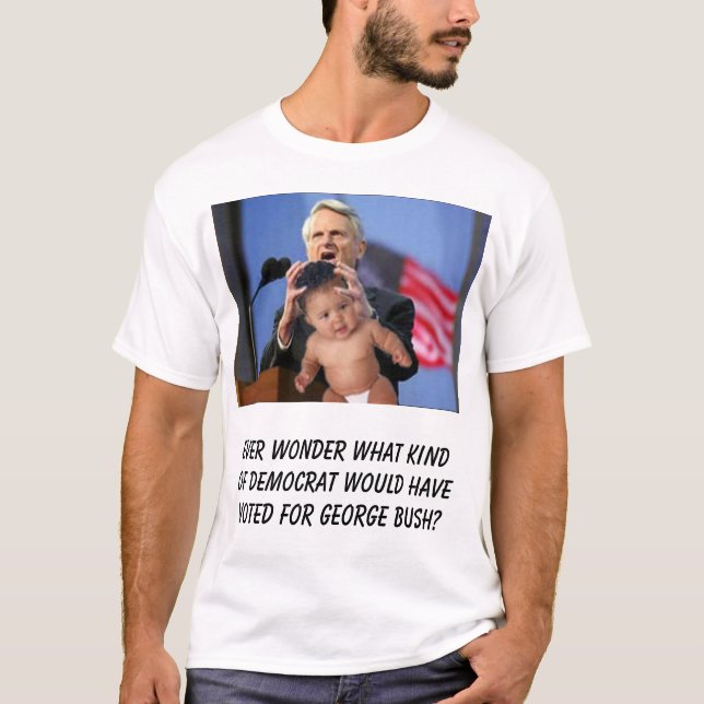 Camiseta Zell Miller, nunca maravilha que tipo de (Frente)