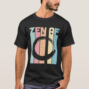 Camiseta Zen AF Circle Retro Vintage Yoga Zen Meditação Na