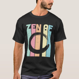 Camiseta Zen AF Círculo Retro Vintage Ioga Zen Meditação Na