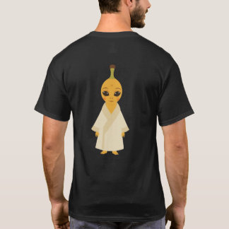 Camiseta Zen Banana Alien – Funny Minimal Food Art