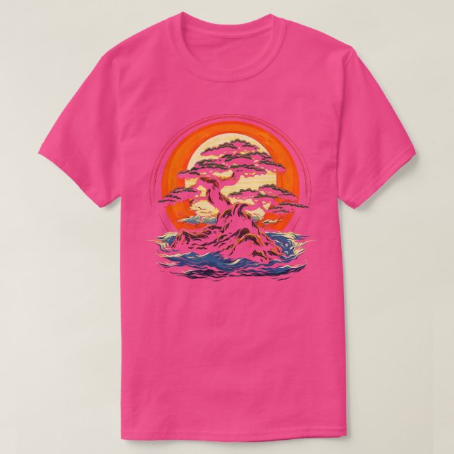 Camiseta Zen Bonsai Entusiasta Bonsai Tree (Frente do Design)