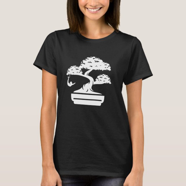 Camiseta Zen Bonsai Shibari - Planta Bonsai (Frente)