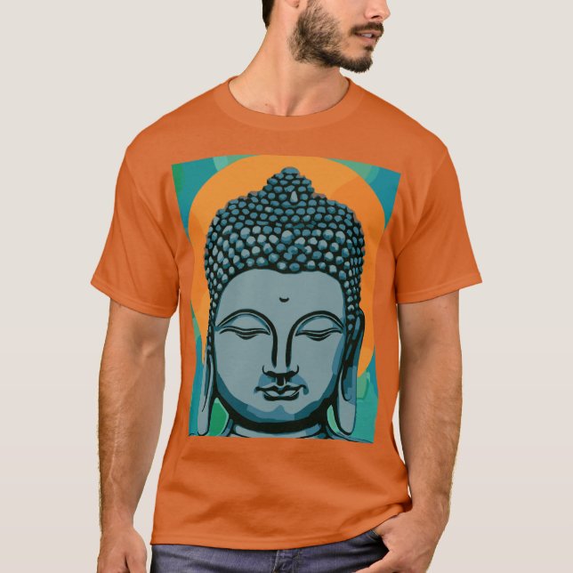 Camiseta Zen Buddha Head (Frente)